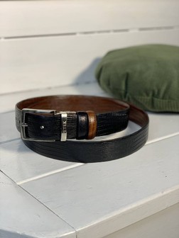 Ремень двусторонний black-brown 2-p